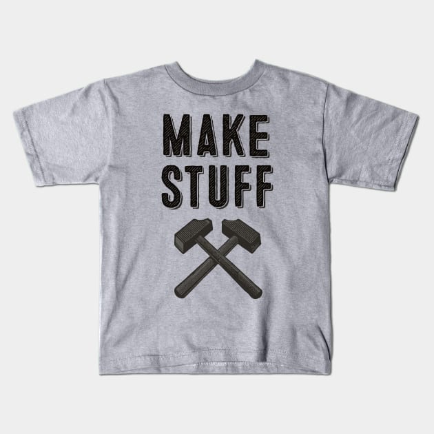 Maker's Credo: Grey Kids T-Shirt by TheFactorie